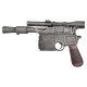 HAN SOLO'S LASER PISTOL (RESIN), Iconic Galactic Style for Your Collection